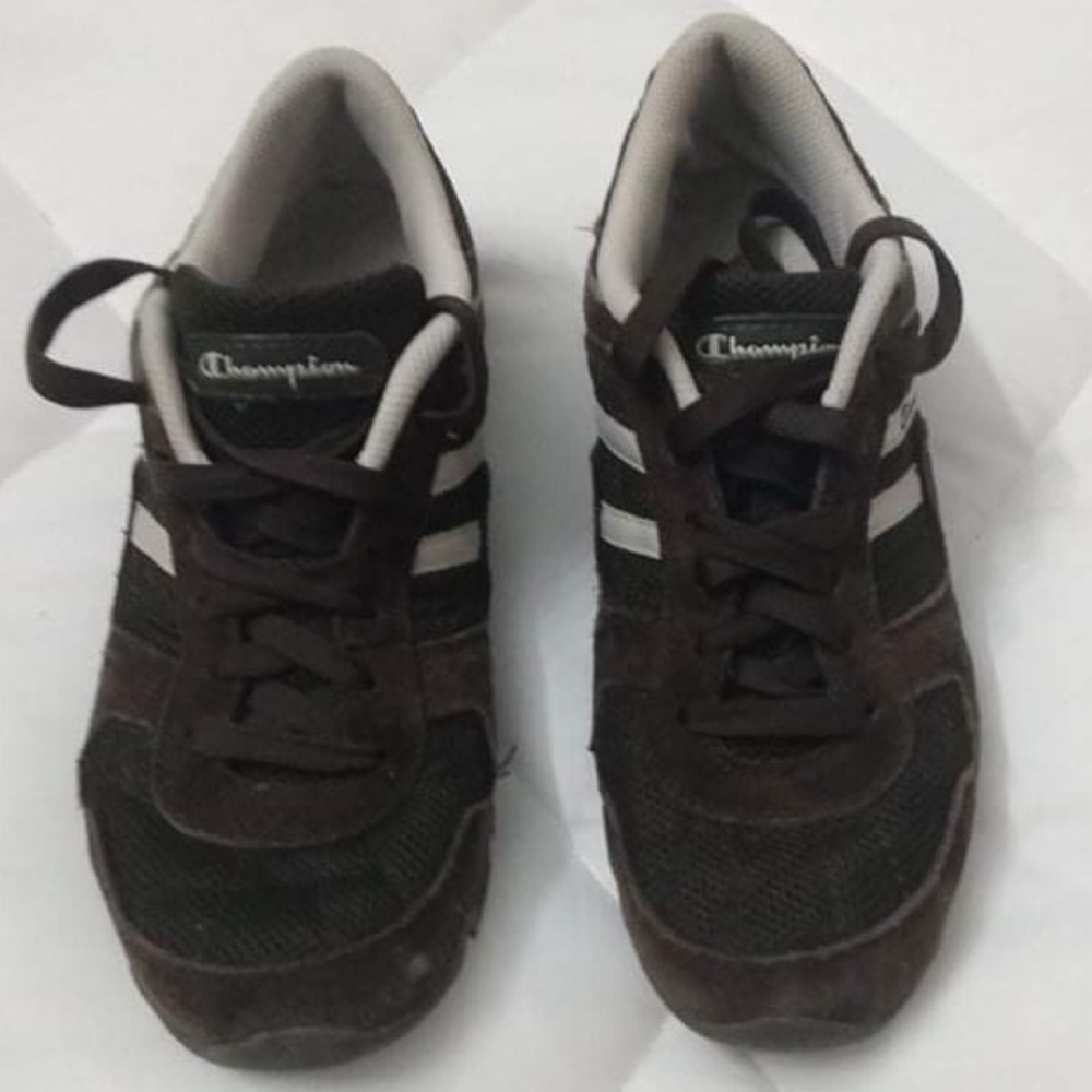 Vintage Champion Tan Pique Suede/mesh